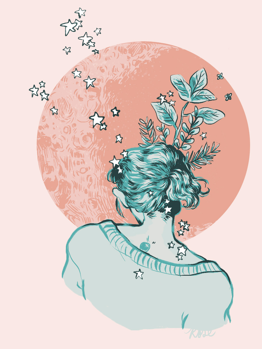 roseiaghost:  just thinking about the moon and stuff.