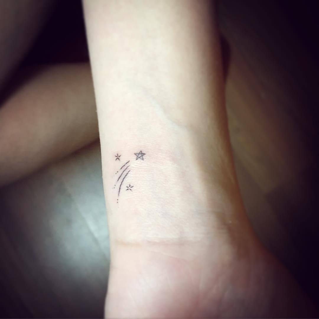 Shooting Star Tattoos Embrace the Celestial Magic