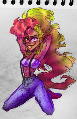 chocolatezombie-nasti:Demencia dressed like Kiesza from Hideaway :)