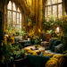 elina-clevergull:Hogwarts&rsquo; Houses Common Rooms by Midjourney AI 