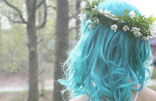 Flower Blue Hair na We Heart It - weheartit.com/s/4QkkuHzB