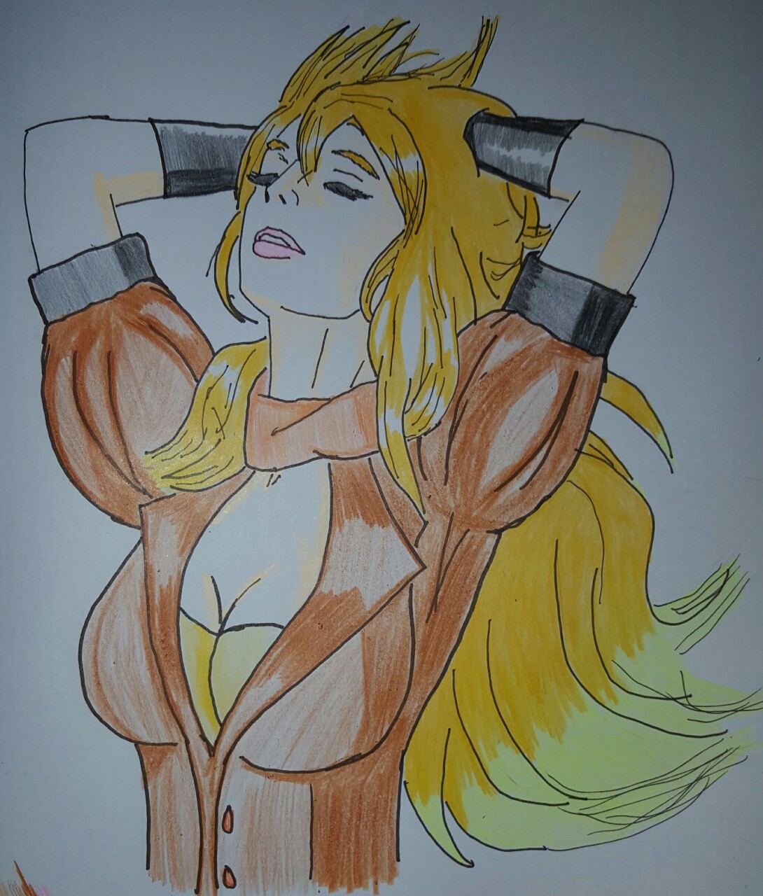 thekcoons:  This was just an excuse to play with crayons and make a happy picture.