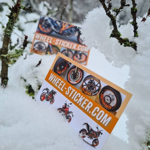 It’s winter time with wheel-sticker.com Felgenaufkleber für Motorräder - - - Wheel stickers fo