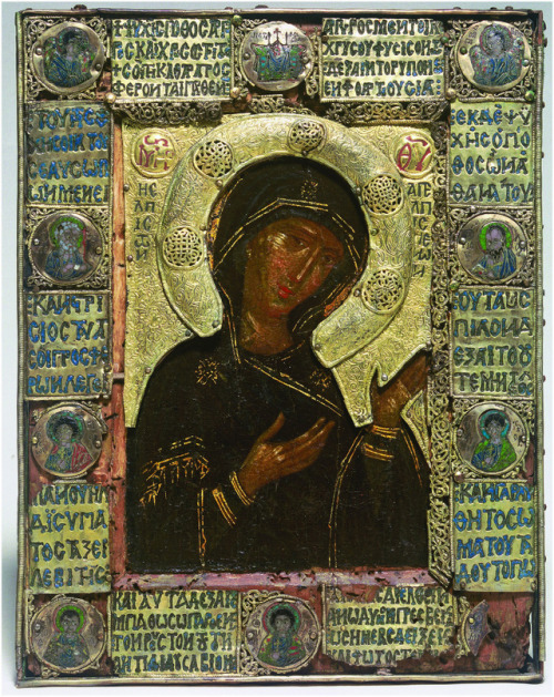 panasfaidon:Picture of Our Lady of the 10th century AD Now in Berlin, Germany Εικόνα τής Παναγίας 10