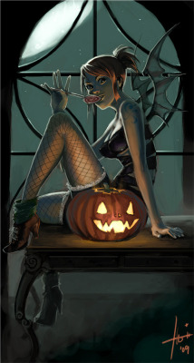 staggerlee13367-blog: Nami as halloween demon