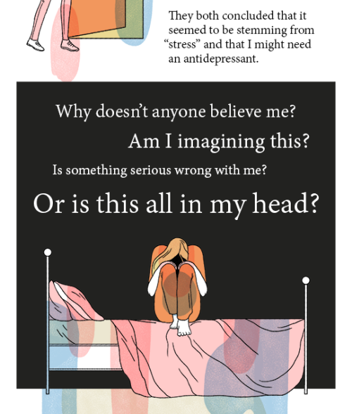 thisisableism: buzzfeed:  By Lara Parker with art by Charlotte Gomez.   Image Description: [What it&