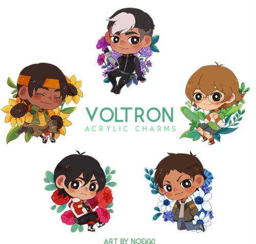 Reblogs are appreciated!PREORDER for Voltron Epoxy Charms! You can do your preorder here http://noek