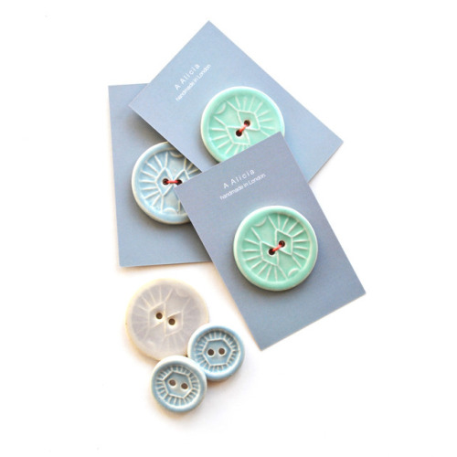 Sweet-inspired buttonsLondon ceramicist Anna Alicia has made a range of buttons inspired by Japanese