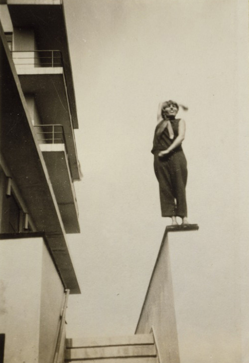 Karla Grosch, gym teacher at the bauhaus Dessau, late 1920s. Unknown photographer. Via LACMA