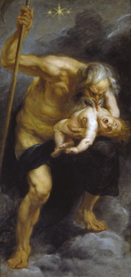 sappho-embracing-art:  Saturn Devouring His