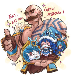 hentai-ass:  weagueofwegends:  [X] Braum  Feels when Lulu’s mustache game stronger than mine 