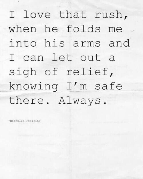 redhead-888:  He is my safe place, my home, my everything. Always. ❤️💜