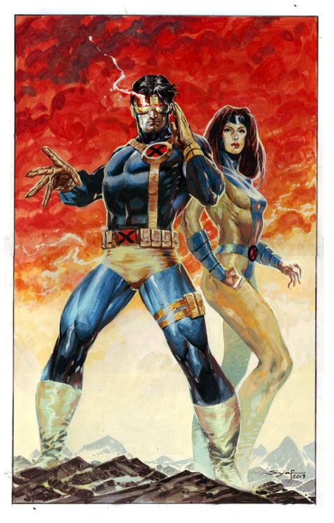 Cyclops and Jean Grey by ~ardian-syaf