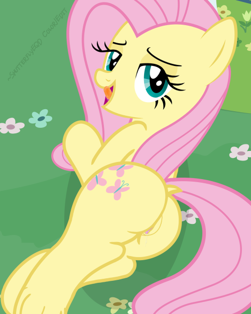   She suuuuuure looks thirsty… hope you’re willing to give her what she wants. :3  I decided to touch up on this Fluttershy piece and change the expression of her entirely… as well as fix a few things… ENJOY!!~Shutterfly