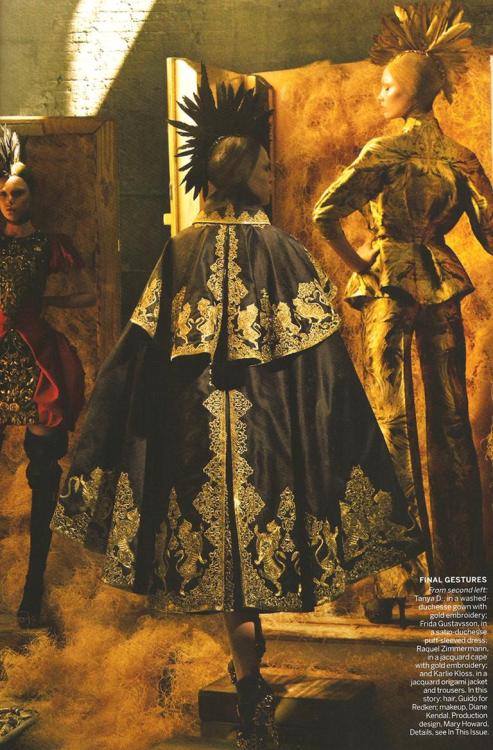 Alexander McQueen Autumn 2010 Portfolio by Annie Leibovitz 