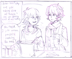 inarinarts:  schools started so i only have time for crappy comics hastily drawn in between lunch breaks  (´・ω・`)  extra: 