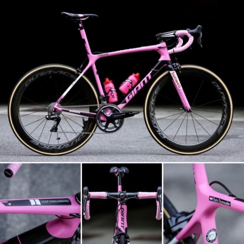 gentlemandomestique: Tour Tech Tuesday: Tom Dumoulin’s Custom Giro Pink TCR. Tim de Waele