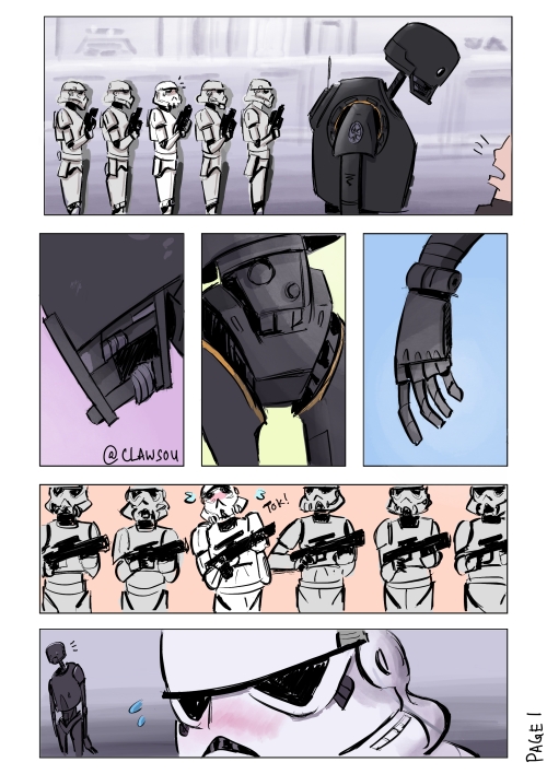 clawsou:K-2SOs can cause major distraction for the Imperial army.(Easter egg on the locker door!)Lat