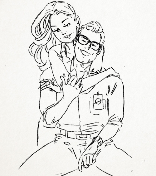 mikejbecker:Lois and Clark sketchdump