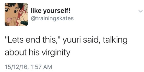 k-eiji:my favourite yuri on ice tweets today porn pictures