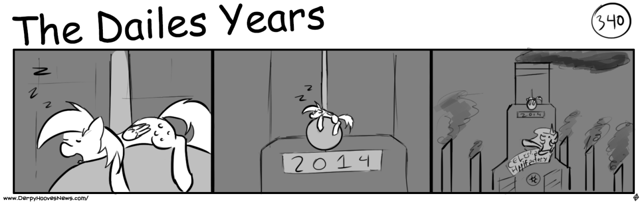 dailyderp:  Daily Derp: I got late to the New year parties. [x]  xD!