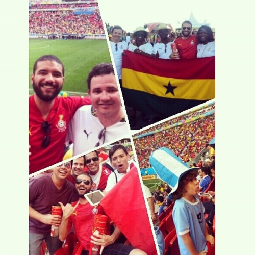 #WorldCup Valeu #Ghana e #Portugal! Jogão e muita gente legal!