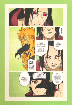 beif0ng:  Naruto Meme — Nine Chapters [2/9] → Chapter 550: Koto Amatsukami  “I’m grateful my little brother has a friend like you.”  