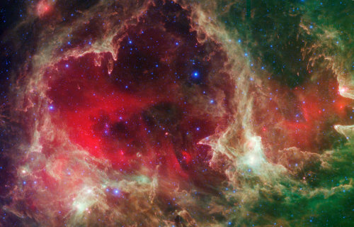 The Heart Nebula in the constellation Cassiopeia