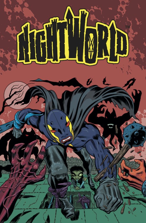 Nightworld #1 cover by Paolo Leandri. Through horror, humour, tragic romance and action, Nightw