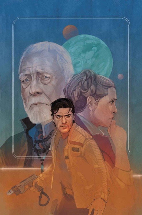 clandestinecritic: Marvel comics for October: this is the cover for Star Wars: Poe Dameron #20, draw