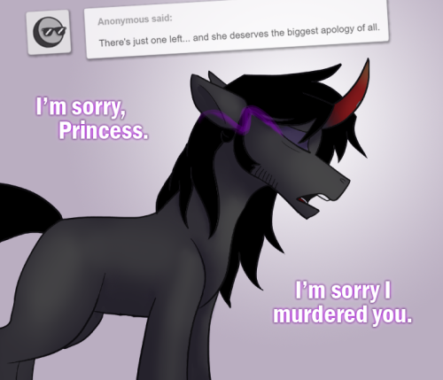 ask-king-sombra:WOAH THE ORIGINAL CRYSTAL PRINCESS…=O! HOLY BEANS. OwoLOL at “mySHELF”. 