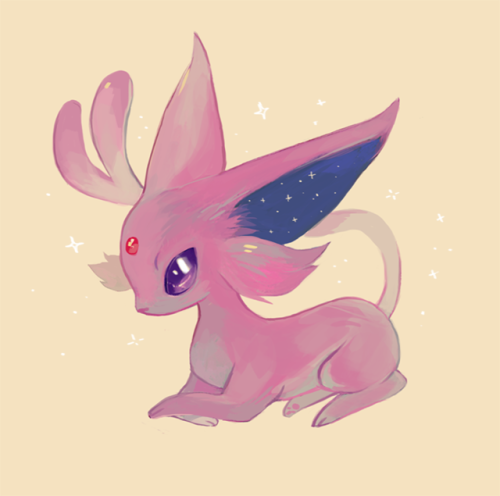 melankolilotti:Pokemon December 2016 challenge 28/31 My favourite Eeveelution is Espeon.