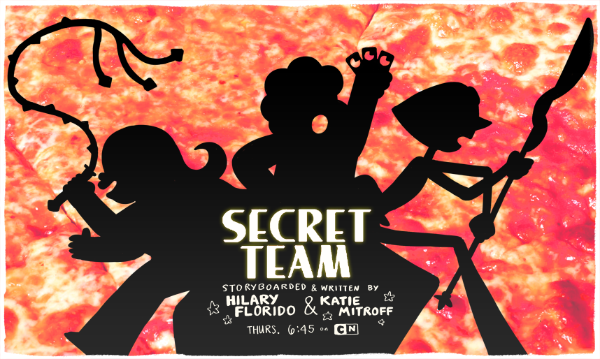 TOMORROW! From Storyboard Artist Katie Mitroff:  BOOM!!!! It’s SECRET TEAM! The