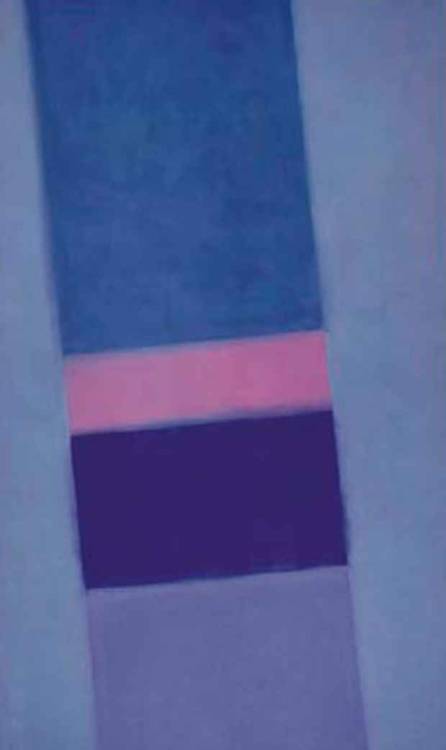 Untitled  # 94   -   Charles Pollock  1967.American 1902-1988Acrylic on canvas 84 x 50 inches (213.4