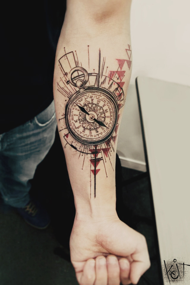 Compass Tattoo by Bhanu Pratap At Aliens Tattoo India. :: Behance
