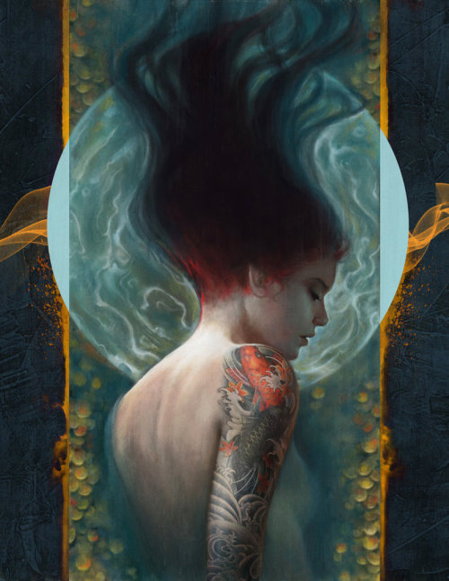 lohrien:  Art of Aqualumina: Nishikigoi by   Justine Lerma    