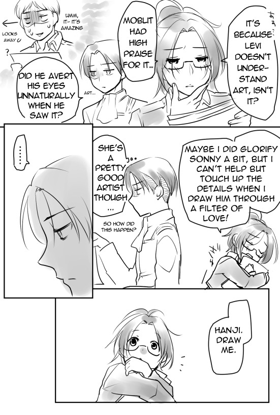 ploomyblue:  愛のフィルター l ふぐり Fandom: Shingeki no Kyojin Character/Pairing: