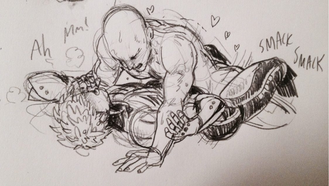 bristercommissions:Genos and Saitama are really vanilla and cute after…but genos