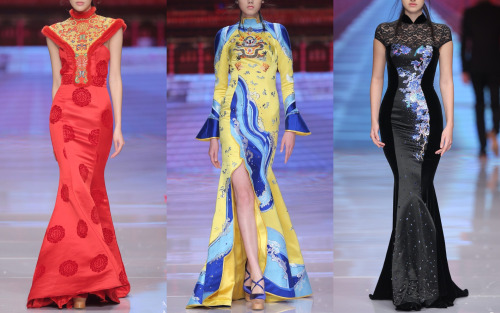 东北虎 NE-TIGER S/S 2016“清·旗袍”高定大秀China Fashion Week “Qing&midd