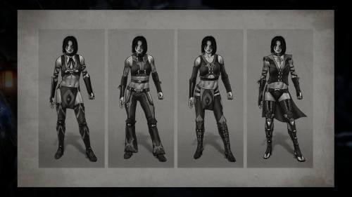 greatkunglao:  Female NPC characters concept arts from Krypt of Mortal Kombat X.