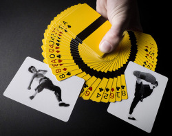 myampgoesto11:  Bruce Lee Playing Cards by