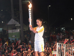 theuniqueadrianalima:  Adriana Lima crying as she carries the Olympic torch 