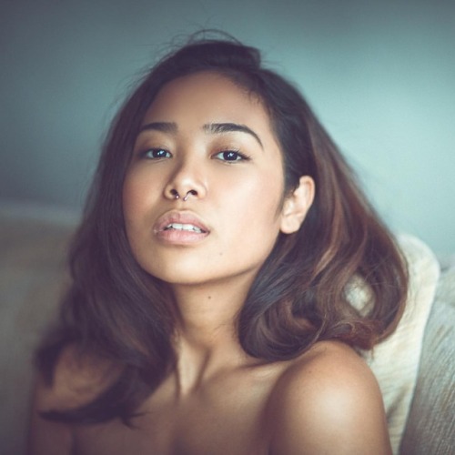 What&rsquo;s seen is what&rsquo;s on.. #model #asian #pinay #natural #dusk #septumpiercing #