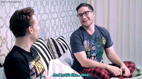 Josh Horowitz: ‘I feel like the character of Loki is deprived of slumber parties as a kid.’ 