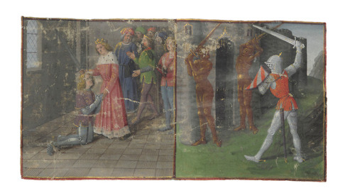 Lancelot en prose, Français 113, f. 1r, 1401-1500, National Library of FranceSource: The National Li