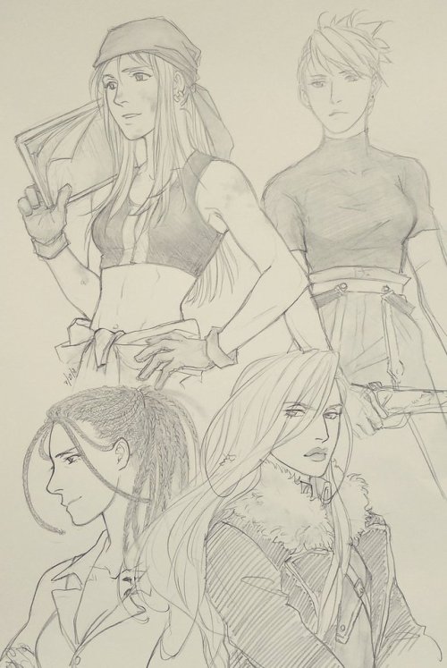 boolsart:Some of the awesome ladies of FMA!