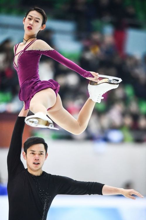 Peng Cheng/Jin Yang - “La vie en rose” FS at 2018 Chinese Nationals (x) 