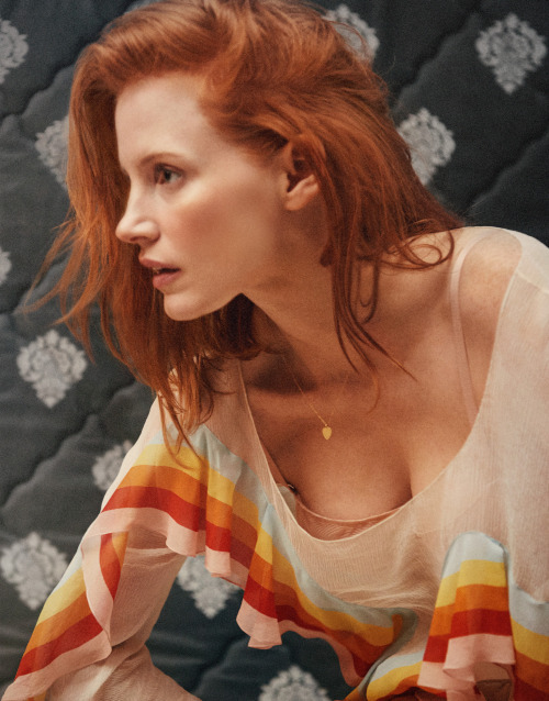 blog-girl-on-film: Jessica Chastain by Ryan McGinley | Porter magazine. Summer 2016
