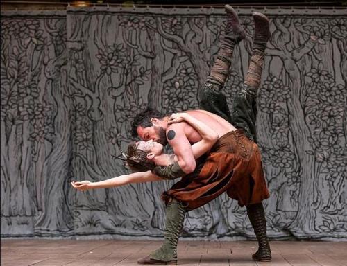 notlostonanadventure:  alphabeard:  manly-brutes:  manly-brutes.tumblr.com  i think this is Midsummer’s Night Dream  It is! Globe’s production of Midsummer. Brilliant work.