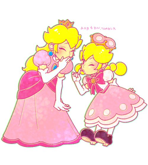 love Toadette and love Peach. So I had to draw :)